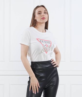 Guess - Bluzka damska młodzieżowa ze sklepu: Gomez Fashion Store w kategorii: Bluzki damskie - zdjęcie 874714-BD9-10338_GJ232W000007F11