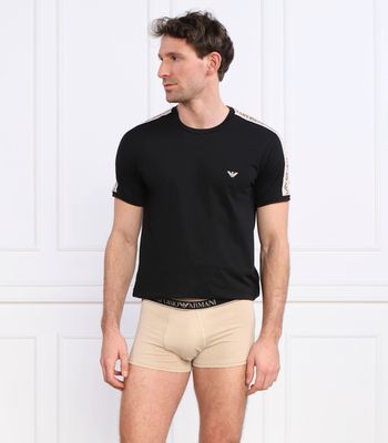 T-shirt męski casual Emporio Armani ze sklepu: Gomez Fashion Store w kategorii: T-shirty męskie - zdjęcie 874714-BD9-10338_EB232M000014020