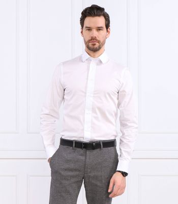 Koszula męska na wiosnę Trussardi ze sklepu: Gomez Fashion Store w kategorii: Koszule męskie - zdjęcie 874714-BD9-10338_TJ232M000011111
