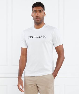 Trussardi - T-shirt męski na wiosnę ze sklepu: Gomez Fashion Store w kategorii: T-shirty męskie - zdjęcie 874714-BD9-10338_TJ232M000016311