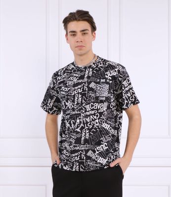 T-shirt męski Just Cavalli ze sklepu: Gomez Fashion Store w kategorii: T-shirty męskie - zdjęcie 874714-BD9-10338_CA232M000001899