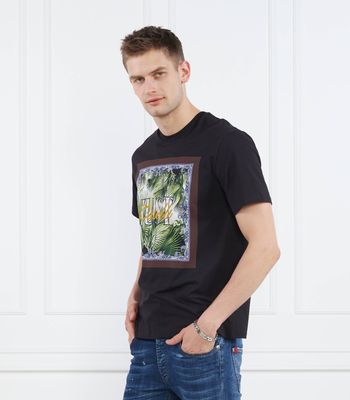 T-shirt męski Just Cavalli ze sklepu: Gomez Fashion Store w kategorii: T-shirty męskie - zdjęcie 874714-BD9-10338_CA232M000002899