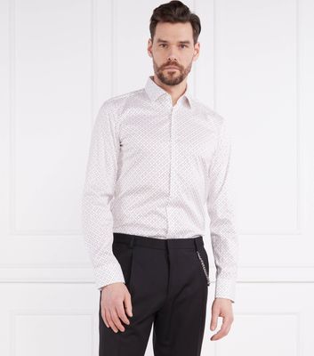 HUGO - Koszula męska elegancka ze sklepu: Gomez Fashion Store w kategorii: Koszule męskie - zdjęcie 874714-BD9-10338_BU232M000127199
