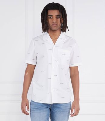 Koszula męska na wiosnę HUGO ze sklepu: Gomez Fashion Store w kategorii: Koszule męskie - zdjęcie 874714-BD9-10338_BU232M000131199