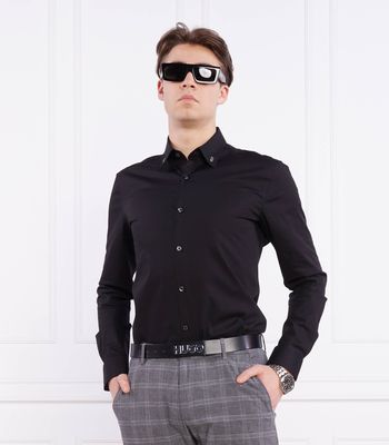 Koszula męska z klasycznym kołnierzykiem jesienna HUGO ze sklepu: Gomez Fashion Store w kategorii: Koszule męskie - zdjęcie 874714-BD9-10338_BU232M000136001