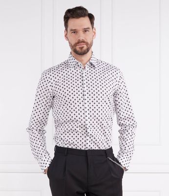 Koszula męska na wiosnę HUGO ze sklepu: Gomez Fashion Store w kategorii: Koszule męskie - zdjęcie 874714-BD9-10338_BU232M000141199