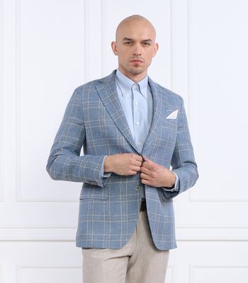 Marynarka męska Oscar Jacobson ze sklepu: Gomez Fashion Store w kategorii: Marynarki męskie - zdjęcie 874714-BD9-10338_OJ232M000018049