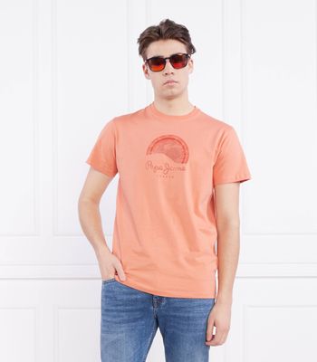 T-shirt męski w stylu młodzieżowym Pepe Jeans London ze sklepu: Gomez Fashion Store w kategorii: T-shirty męskie - zdjęcie 874714-BD9-10338_PJ232M000051145
