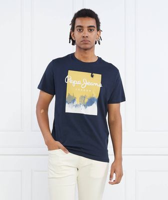 T-shirt męski młodzieżowy Pepe Jeans London ze sklepu: Gomez Fashion Store w kategorii: T-shirty męskie - zdjęcie 874714-BD9-10338_PJ232M000055594
