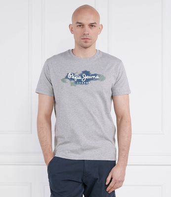 T-shirt męski w stylu młodzieżowym Pepe Jeans London ze sklepu: Gomez Fashion Store w kategorii: T-shirty męskie - zdjęcie 874714-BD9-10338_PJ232M000060933