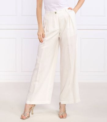 Spodnie damskie retro BluGirl Blumarine ze sklepu: Gomez Fashion Store w kategorii: Spodnie damskie - zdjęcie 874714-BD9-10338_IR232W000017005
