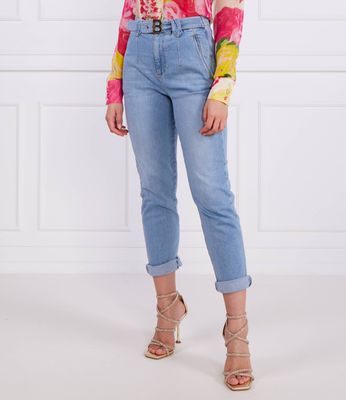 Jeansy damskie wiosenne BluGirl Blumarine ze sklepu: Gomez Fashion Store w kategorii: Jeansy damskie - zdjęcie 874714-BD9-10338_IR232W000024072