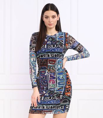Sukienka na wiosnę Desigual ze sklepu: Gomez Fashion Store w kategorii: Sukienki - zdjęcie 874714-BD9-10338_DU232W000013002