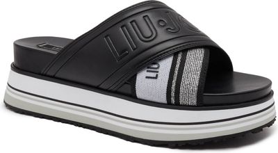 Klapki damskie na lato Liu Jo ze sklepu: Gomez Fashion Store w kategorii: Klapki damskie - zdjęcie 874714-BD9-10338_LC232W000065222