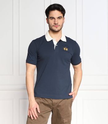 La Martina - T-shirt męski ze sklepu: Gomez Fashion Store w kategorii: T-shirty męskie - zdjęcie 874714-BD9-10338_LR231M000005717