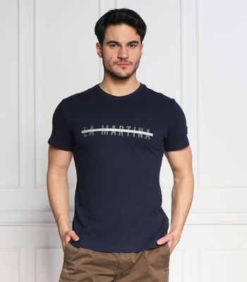 T-shirt męski na wiosnę La Martina ze sklepu: Gomez Fashion Store w kategorii: T-shirty męskie - zdjęcie 874714-BD9-10338_LR231M000007073