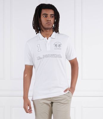La Martina - T-shirt męski młodzieżowy ze sklepu: Gomez Fashion Store w kategorii: T-shirty męskie - zdjęcie 874714-BD9-10338_LR232M000020077