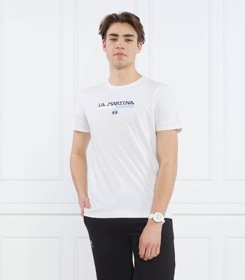 T-shirt męski na wiosnę La Martina ze sklepu: Gomez Fashion Store w kategorii: T-shirty męskie - zdjęcie 874714-BD9-10338_LR232M000028001