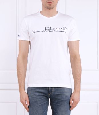 T-shirt męski młodzieżowy La Martina ze sklepu: Gomez Fashion Store w kategorii: T-shirty męskie - zdjęcie 874714-BD9-10338_LR232M000033001