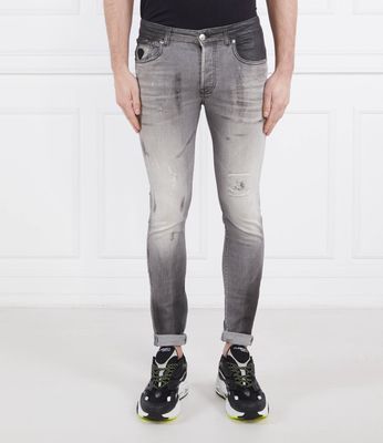 Jeansy męskie na wiosnę casual John Richmond ze sklepu: Gomez Fashion Store w kategorii: Jeansy męskie - zdjęcie 874714-BD9-10338_JR232M000011026