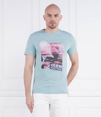 T-shirt męski młodzieżowy Guess ze sklepu: Gomez Fashion Store w kategorii: T-shirty męskie - zdjęcie 874714-BD9-10338_GJ232M000023N12