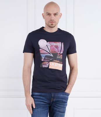 T-shirt męski młodzieżowy Guess ze sklepu: Gomez Fashion Store w kategorii: T-shirty męskie - zdjęcie 874714-BD9-10338_GJ232M000023B07