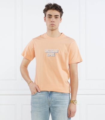 Guess - T-shirt męski młodzieżowy ze sklepu: Gomez Fashion Store w kategorii: T-shirty męskie - zdjęcie 874714-BD9-10338_GJ232M000024N10