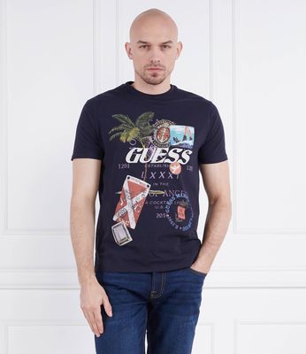 T-shirt męski młodzieżowy Guess ze sklepu: Gomez Fashion Store w kategorii: T-shirty męskie - zdjęcie 874714-BD9-10338_GJ232M000026B07