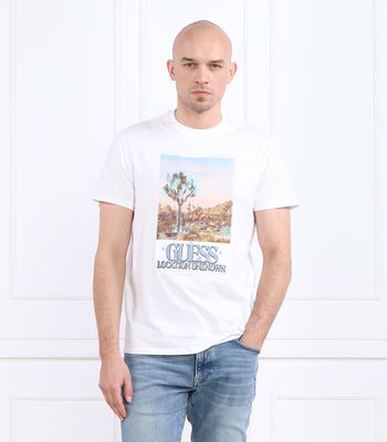 T-shirt męski na wiosnę młodzieżowy Guess ze sklepu: Gomez Fashion Store w kategorii: T-shirty męskie - zdjęcie 874714-BD9-10338_GJ232M000034F11
