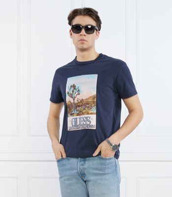 T-shirt męski Guess ze sklepu: Gomez Fashion Store w kategorii: T-shirty męskie - zdjęcie 874714-BD9-10338_GJ232M000034B07