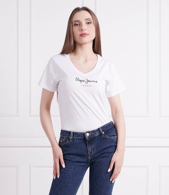 Pepe Jeans London - Bluzka damska młodzieżowa ze sklepu: Gomez Fashion Store w kategorii: Bluzki damskie - zdjęcie 874714-BD9-10338_PJ232W000060800