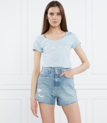 Bluzka damska Pepe Jeans London ze sklepu: Gomez Fashion Store w kategorii: Bluzki damskie - zdjęcie 874714-BD9-10338_PJ232W000062524