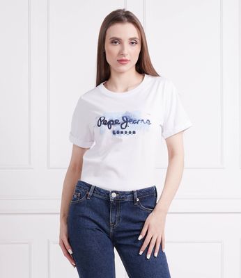 Bluzka damska na wiosnę Pepe Jeans London ze sklepu: Gomez Fashion Store w kategorii: Bluzki damskie - zdjęcie 874714-BD9-10338_PJ232W000063800