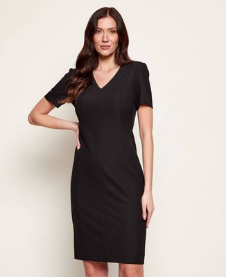 BOSS BLACK - Sukienka na wiosnę ze sklepu: Gomez Fashion Store w kategorii: Sukienki - zdjęcie 874714-BD9-10338_BB232W000042001