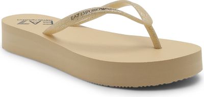 Klapki damskie na lato EA7 ze sklepu: Gomez Fashion Store w kategorii: Klapki damskie - zdjęcie 874714-BD9-10338_E7232W000020A31