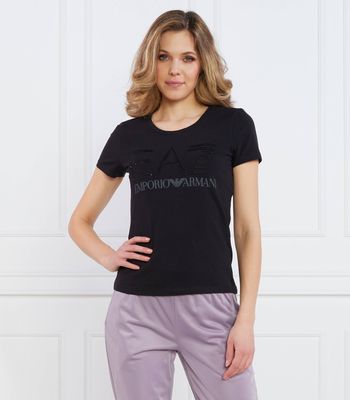 Bluzka damska casualowa EA7 ze sklepu: Gomez Fashion Store w kategorii: Bluzki damskie - zdjęcie 874714-BD9-10338_E7232W000085012