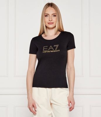 Bluzka damska EA7 ze sklepu: Gomez Fashion Store w kategorii: Bluzki damskie - zdjęcie 874714-BD9-10338_E7232W000109012