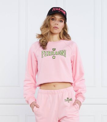 Bluza damska jesienna Chiara Ferragni ze sklepu: Gomez Fashion Store w kategorii: Bluzy damskie - zdjęcie 874714-BD9-10338_CF232W000005439