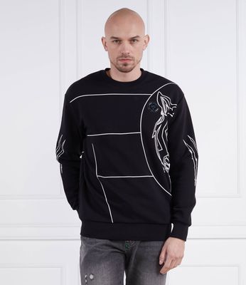 Bluza męska na wiosnę Plein Sport ze sklepu: Gomez Fashion Store w kategorii: Bluzy męskie - zdjęcie 874714-BD9-10338_PS232M000020029
