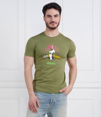 T-shirt męski młodzieżowy Iceberg ze sklepu: Gomez Fashion Store w kategorii: T-shirty męskie - zdjęcie 874714-BD9-10338_II232M000009029