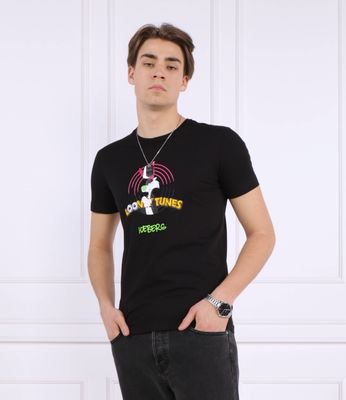 Iceberg - T-shirt męski na wiosnę ze sklepu: Gomez Fashion Store w kategorii: T-shirty męskie - zdjęcie 874714-BD9-10338_II232M000009900