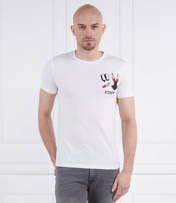 Iceberg - T-shirt męski ze sklepu: Gomez Fashion Store w kategorii: T-shirty męskie - zdjęcie 874714-BD9-10338_II232M000018101