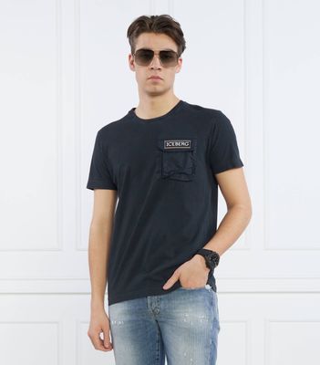 T-shirt męski Iceberg ze sklepu: Gomez Fashion Store w kategorii: T-shirty męskie - zdjęcie 874714-BD9-10338_II232M000022900