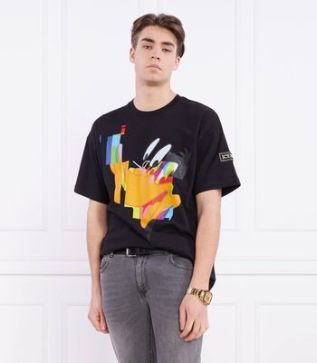 T-shirt męski młodzieżowy Iceberg ze sklepu: Gomez Fashion Store w kategorii: T-shirty męskie - zdjęcie 874714-BD9-10338_II232M000025900