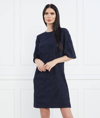 Sukienka Emporio Armani ze sklepu: Gomez Fashion Store w kategorii: Sukienki - zdjęcie 874714-BD9-10338_EW232W000024135