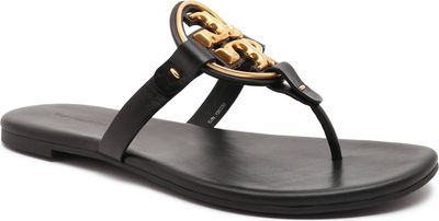 Klapki damskie na lato TORY BURCH ze sklepu: Gomez Fashion Store w kategorii: Klapki damskie - zdjęcie 874714-BD9-10338_TO232W000015006