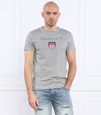 T-shirt męski na wiosnę młodzieżowy Gant ze sklepu: Gomez Fashion Store w kategorii: T-shirty męskie - zdjęcie 874714-BD9-10338_GA232M000020930