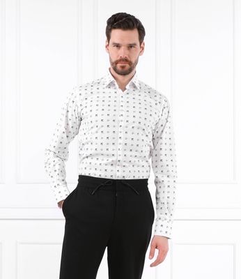 Koszula męska casual Karl Lagerfeld ze sklepu: Gomez Fashion Store w kategorii: Koszule męskie - zdjęcie 874714-BD9-10338_KL232M000072141