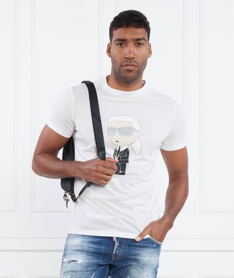 T-shirt męski na wiosnę Karl Lagerfeld ze sklepu: Gomez Fashion Store w kategorii: T-shirty męskie - zdjęcie 874714-BD9-10338_KL232M000109B91