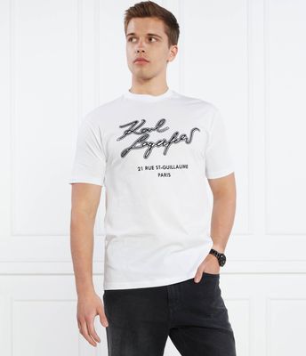 T-shirt męski Karl Lagerfeld ze sklepu: Gomez Fashion Store w kategorii: T-shirty męskie - zdjęcie 874714-BD9-10338_KL232M000115007